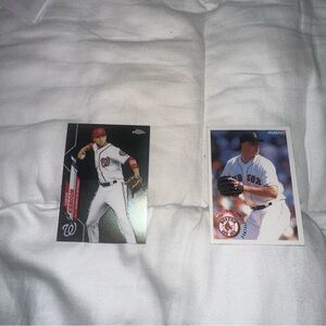 Todays MLB Game Day The Boston Red Socks Vs Washington Nationals Cards From Team